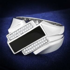 Bague Argent Rhodium Zircon